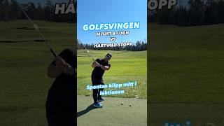 Lugn och mjuk swing VS en golf sving då man tar i med stopp Daniel Ström visar [upl. by Laitselec]