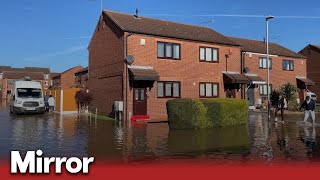 Storm Babet Nottinghamshire residents told to evacuate as water levels rise [upl. by Doti]