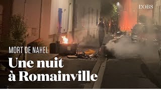 Mort de Nahel à Nanterre  à Romainville aussi il y a eu des émeutes [upl. by Ytak584]