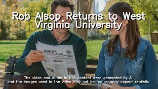 Rob Alsop Returns to West Virginia University [upl. by Siuol]