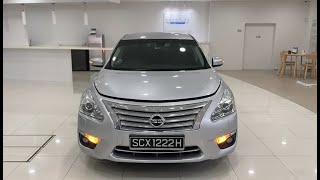 Nissan Teana 20L CVT 2014 Silver Push Start  SCX1222H  SNP2105T [upl. by Ataner]