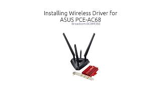 ASUS PCEAC68 Wireless Card Driver Installation  Antergos Linux [upl. by Sankaran]