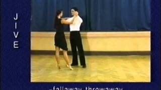 Jive dance steps 16 Fallaway throwaway [upl. by Tnert]