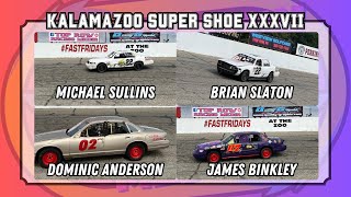 92824  GoPro  Sullins Slaton Anderson Binkley  Crown Vic AFeature  Kalamazoo Speedway [upl. by Del]