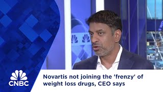 Novartis not joining the frenzy of weight loss drugs CEO says [upl. by Sparky]