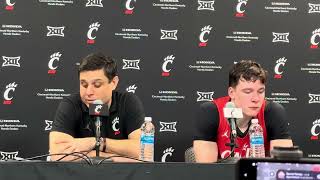 Wes Miller and Simas Lukosius on the disappointing 7473 Cincinnati loss to Texas [upl. by Dracir]