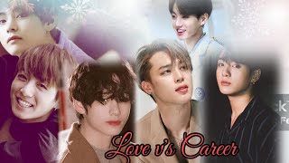 Love vs career vminkook love story BTS kdrama 🥰😍💜 [upl. by Efi]