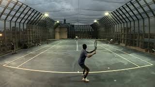 Intermediate Tennis Drills Group Session [upl. by Doerrer]