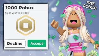 HURRY NEW FREE WAY TO GET ROBUX😲 [upl. by Abell432]