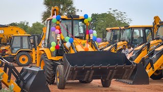 Purchase New JCB 3DX Plus Puja in Jcb showroom  Jcb show [upl. by Elfreda]