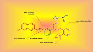 Montelukast antiasmático análisis retrosintético II [upl. by Ateuqirne]