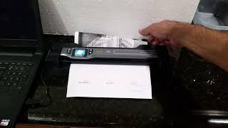 VuPoint Magic Wand Scanner AutoFeed Dock amp Color Preview Screen ST470PEVP test 20220215 153130 [upl. by Lama]