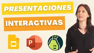 Crear presentaciones INTERACTIVAS con preguntas y enlaces en PowerPoint o Google Slides [upl. by Ahsenak]