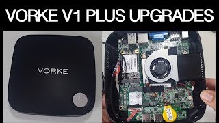 VORKE V1 PLUS 4K Mini DIY UPGRADES SSD amp 25quot SATA HDD [upl. by Ysteb]