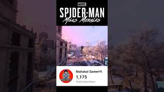 Spider Man Miles Morales Web Swing Pc Gameplay PT1 spiderman milesmorales shorts [upl. by Dnomsad]