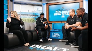 Xavier Legette Sits Down with Jonathan Stewart and Geoff Schwartz  Carolina Panthers [upl. by Nnuahs]