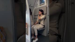 😱Thank God😱We are safe after turbulence cabinecrew shortvideo trubulence [upl. by Lindahl604]