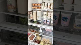 Organize amp stock my fridge with me 🤍 organized fridge fridgeorganization amazonfinds amazon [upl. by Krista]