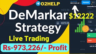 OlympTrade Trading DeMarker Strategy 12222 Live Profit Best Trading Secret  Telegram Signal [upl. by Yeldar946]