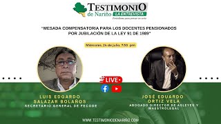 MESADA COMPENSATORIA PARA LOS DOCENTES PENSIONADOS POR JUBILACIÓN DE LA LEY 91 DE 1989 [upl. by Kyre]