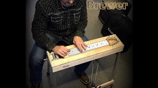 Hudson 6 string Pedal Steel Guitar Brian Brewer [upl. by Lemhaj]