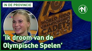 Elise Rustiger PAKT BRONS op het WK judo onder 18 in Peru [upl. by Yatnohs]