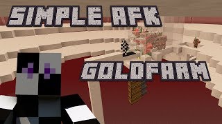 THE BEST SIMPLE AFK GOLD amp XP FARM  Minecraft 112111  No redstone [upl. by Yanetruoc631]