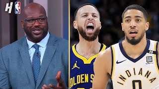 Inside the NBA reacts to Warriors vs Pacers Highlights [upl. by Dian503]