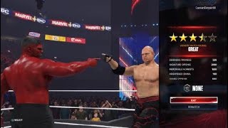 WWE 2K24 RU Red Hulk vs AntiVenom [upl. by Casimir510]