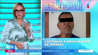 Policías capturan a profanador de tumbas en la alcaldía Iztapalapa  Noticias con Crystal Mendivil [upl. by Anavi]