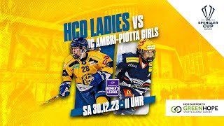 PostFinance Womens League HCD LADIES VS HC AMBRIPIOTTA GIRLS [upl. by Naitsihc553]