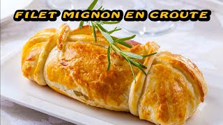 Super facile et super bon le filet mignon en croûte food cuisine [upl. by Nynnahs]