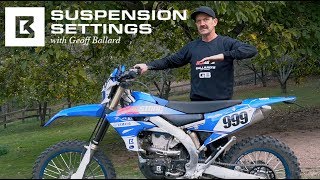 Understanding Base Suspension Settings with Geoff Ballard  MXstorecomau [upl. by Roselia]