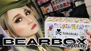 MINDZAI TOKIDOKI SUBSCRIPTION BOX  SEPTEMBER  BEARBOXUNBOXING [upl. by Cyrille]