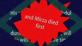 Prophecies of Mirza Ghulam Ahmad regarding his Death [upl. by Ardnoyek613]