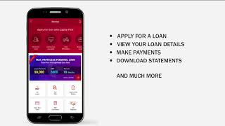 Capital First Mobile App  Introduction [upl. by Doownyl]