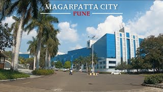 Magarpatta City Drive in 4K  Punes Internationally Acclaimed Township  Part  1 [upl. by Ahseenyt]