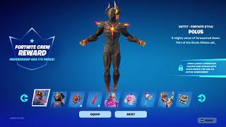 New fortnite crew skin fortnite item shop 93024 [upl. by Yelraf]