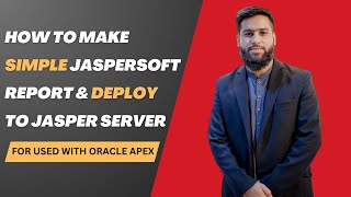 How to Make Simple Jaspersoft Report amp Deploy to Jasper Server  oracleapex jaspersoft [upl. by Patrick]