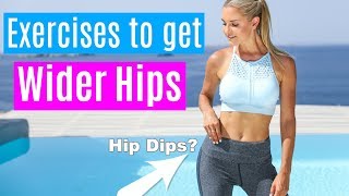 Exercises To Get WIDER HIPS  Reduce HIP DIPS  Rebecca Louise [upl. by Ainaznat]