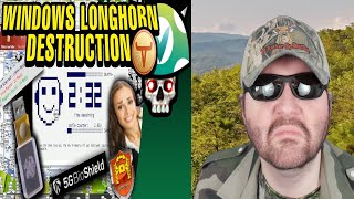 Vinesauce Joel  Windows Longhorn Destruction  Reaction BBT [upl. by Nymzaj]