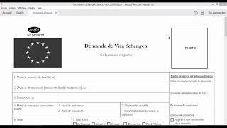 Comment remplir le formulaire demande visa France كيفية ملأ استمارة طلب فيزا فرنسا [upl. by Elleoj648]