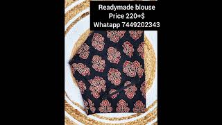 readymade blousechettinad cotton sareesouth cotton sareesungudi saree [upl. by Egoreg]