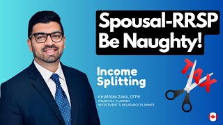 Spousal RRSP Explained  quotTaxNaughtyquot [upl. by Cottle]