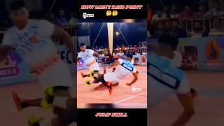 🤔🤔HOW MANY RAID POINTJUMP SKILLkabaddi sportskabaddi viralvideo trending sgsportsshailesh [upl. by Nit397]