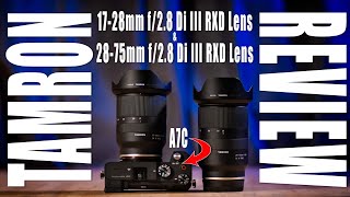 Tamron 1728mm amp 2875mm Di III RXD Lens Review Using Sony A7C [upl. by Strade355]