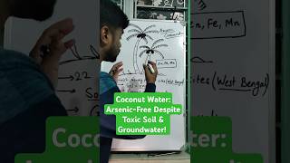 Coconut Water ArsenicFree Despite Toxic Soil amp Groundwater shorts [upl. by Lichtenfeld]