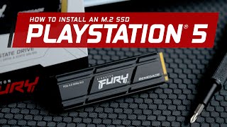 How to install an NVMe M2 SSD in a PlayStation® 5 [upl. by Lah]