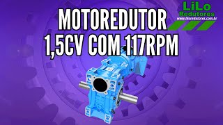 Motoredutor WCG01 com Motor de 15cv e 117rpm Weg Cestari Trifásico 115 NDJ [upl. by Attenod]