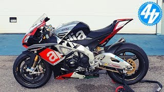 Bargain Aprilia RSV4  Almeria Hot Lap [upl. by Walston]